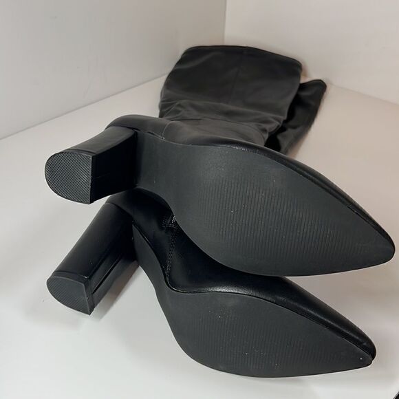 Jane and the Shoe Mabel Block Heel Tall Dress Boots size 9 - Picture 5 of 7